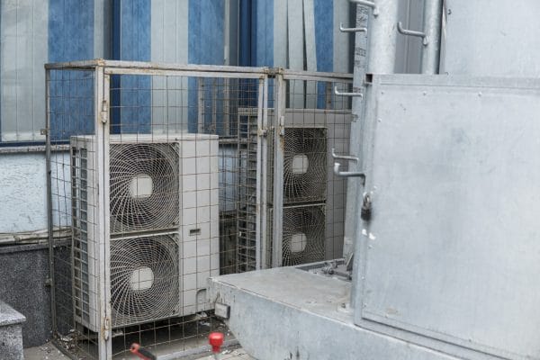 outdoor air compressor enclosure