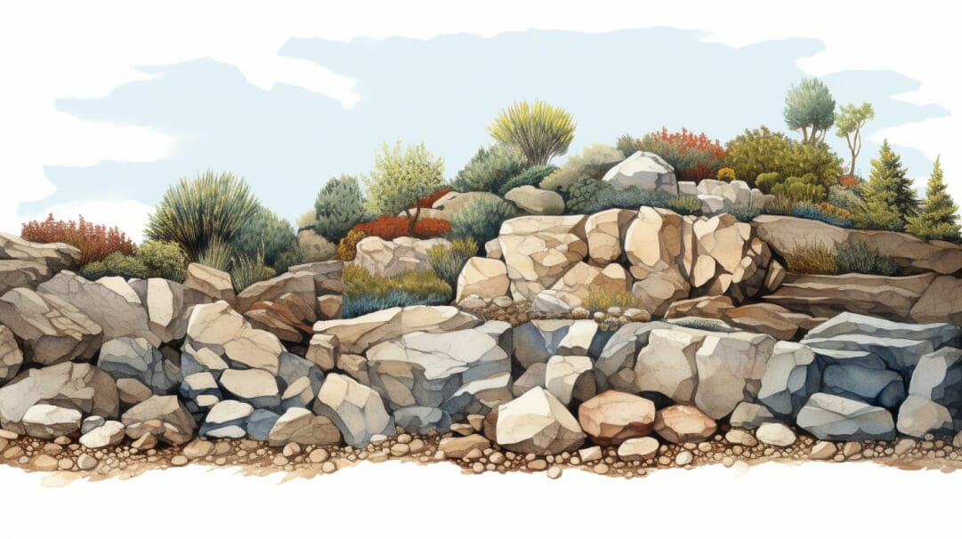 How Deep Should Landscaping Rock Be?