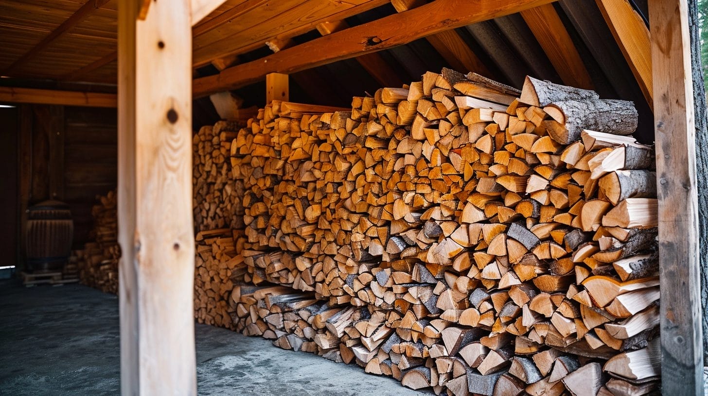 can you store firewood in the garage