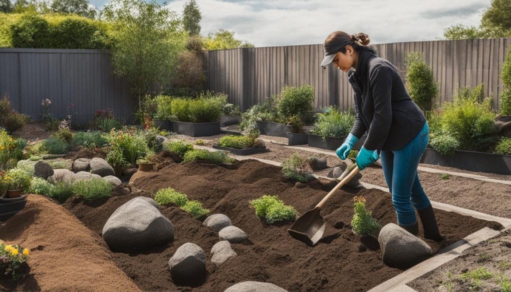how to lay landscaping rocks