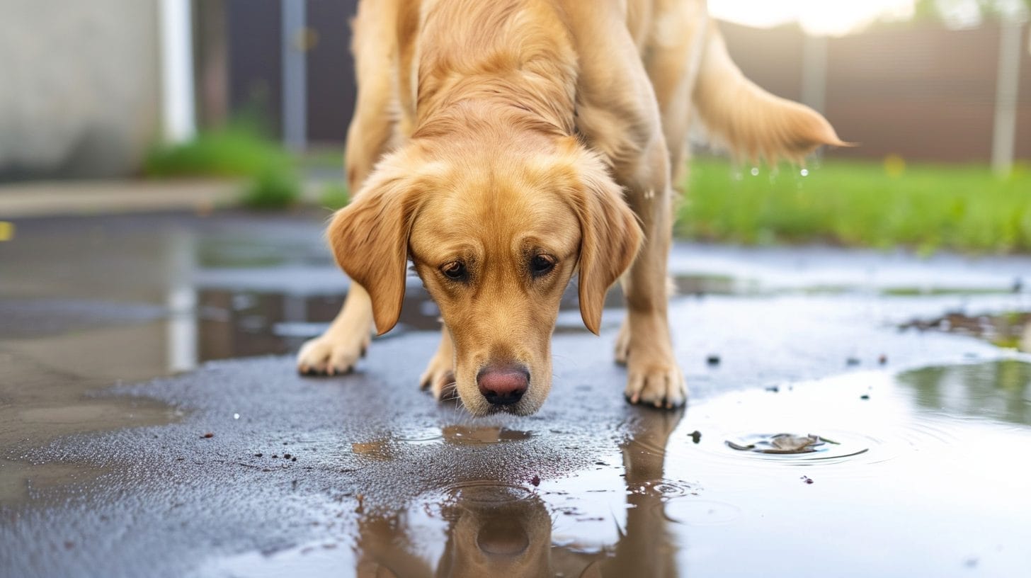 will bleach get rid of dog urine smell on concrete